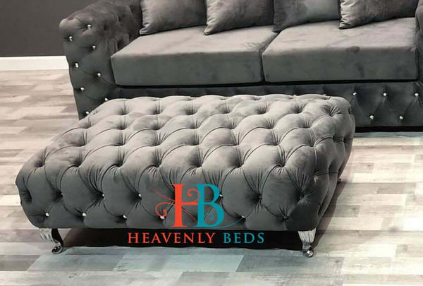 Rio Grand Chesterfield Coffee Table Footstool