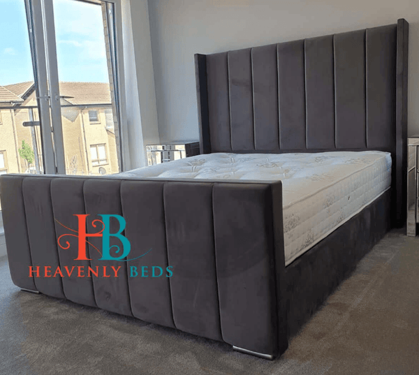 Ariana Luxury Panel TV Bed Frame - Heavenlybeds