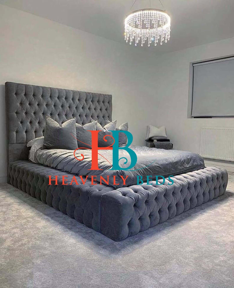 Emperor Ambassador Grey Bed Frame