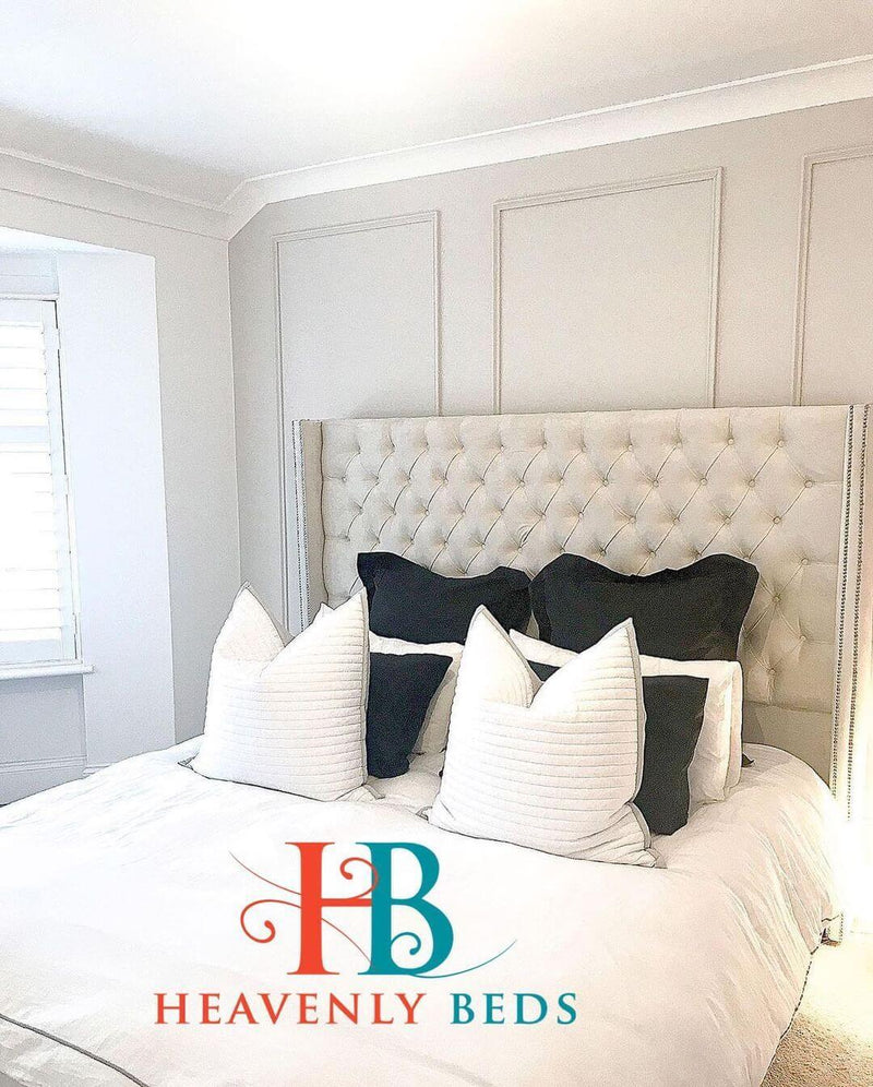 Arthur Royale Wingback Bed Frame Only at Heavenlybeds