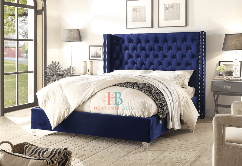 Arthur Royale Wingback Bed Frame Only at Heavenlybeds - Heavenlybeds