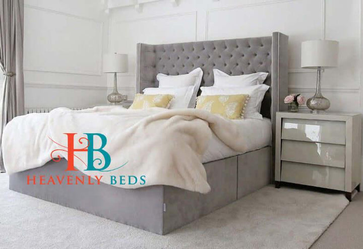Valeria Wingback Divan Bed Set Heavenlybeds Luxury Item